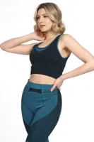 Kalın Askılı Desteksiz Seamless Spor Sütyen Miorre 999-ZZ0756 Siyah görsel 5