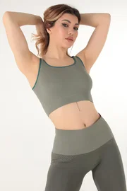 Miorre Kalın Askılı Fitilli Spor Sütyen Miorre 999-ZZ0129