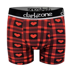 Darkzone Kalp Desenli Sevgililer Günü Erkek Boxer Darkzone DZNVD1101