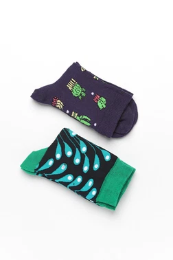 DOREMI Kanz Desenli Pamuklu 2Li Kadın Çorap Miorre 014-000275 - Alternatif Görünüm