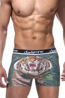 Kaplan Desenli 3D Yeşil Boxer Darkzone DZN1094