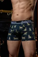 Kaplan Desenli Siyah Erkek Boxer Darkzone DZN2690 görsel 8