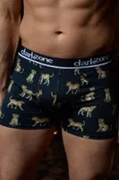 Kaplan Desenli Siyah Erkek Boxer Darkzone DZN2690 görsel 9