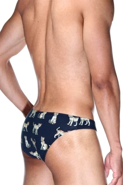 Darkzone Kaplan Desenli Siyah Erkek Slip  Darkzone DZN6486 - Alternatif Görünüm