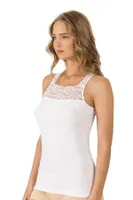 Kare Yaka Modal Pamuklu Kadın Atlet Özkan 25594  Beyaz farklı açı