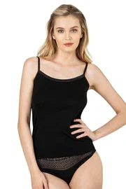 Özkan Kaşkorse Fitilli Esnek Viskon İnce Askılı Kadın Atlet Özkan 26763 