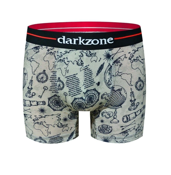 Keşif Desenli Erkek Boxer (Dijital Baskılı) Darkzone DZN2068