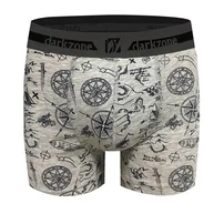 Darkzone Keşif Desenli Gri Erkek Boxer Darkzone DZN2666