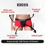 Kırmızı Erkek Hipster Boxer Darkzone DZN2416 görsel 8