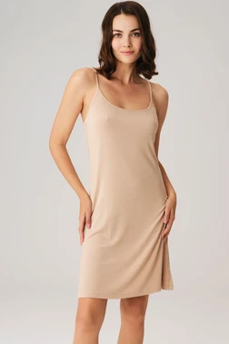 Viskon İnce İp Askılı Kısa Elbise Altı Kombinezon Anıl 0625