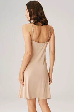 Anıl Viskon İnce İp Askılı Kısa Elbise Altı Kombinezon Anıl 0625 - Alternatif Görünüm