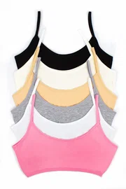 Öts İç Giyim Kız Büstiyer Likralı Ip Askılı ÖTS 6100 - 6 ADET