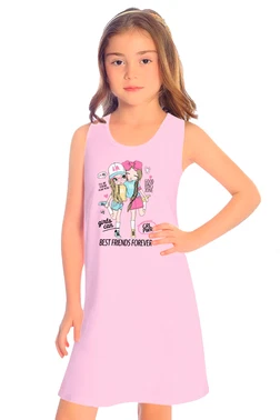 Öts İç Giyim Kiz Çocuk Atlet Likralı Kalin Askili Holiday Seri ÖTS 8013 - 6 ADET - Alternatif Görünüm