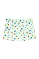 Kız Çocuk Boxer Likralı Summer Serisi Flamingo Baskılı ÖTS 8392 - 6 ADET Yeşil