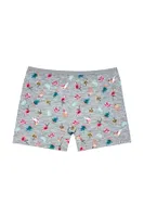 Kız Çocuk Boxer Likralı Summer Serisi Flamingo Baskılı ÖTS 8392 - 6 ADET Gri farklı açı