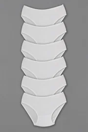 Arma Yıldız Kız Çocuk Külot Beyaz %100 Pamuk 6li Paket Arma Yıldız 5532 - 6 ADET