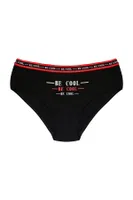 Kız Çocuk Külot Likralı Sport Be Cool Baskılı ÖTS 8288 - 6 ADET Siyah