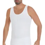 Klasik 3'lü Paket Likralı Beyaz Erkek Atlet Yıldız 370 Beyaz