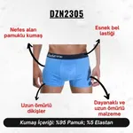 Klasik Mavi Erkek Boxer Darkzone DZN2305 farklı açı