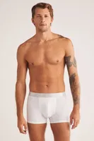 Kom Caprio Modal Erkek Boxer  Beyaz görsel 4