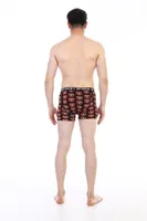 Köpek Desenli Dijital Çift Kaplan Erkek Boxer 796 Görsel farklı açı