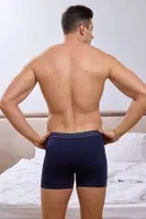 Kot Lastiği Desenli Lacivert Erkek Boxer Darkzone DZN2904 görsel 5