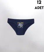 Erkek Çocuk Baskılı Külot 12'li Kota 1019 Asorti görsel 4