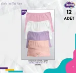 Kız Çocuk Raporlu Ribana Boxer 12Li Kota 3418 Asorti detay görünüm
