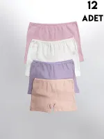 Kız Çocuk Raporlu Ribana Boxer 12Li Kota 3418 Asorti