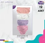 12Li Kız Çocuk Raporlu Ribana Külot Kota 3419 Asorti detay görünüm