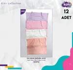 Kız Çocuk İp Askılı Raporlu Ribana Atlet 12'Li Kota 3420 Asorti detay görünüm
