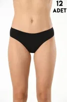 12li Raporlu Ribana Kadın Bikini Külot Kota 5026-1 Karışık Renk