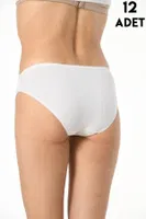 12li Raporlu Ribana Kadın Bikini Külot Kota 5026-1 Karışık Renk görsel 4