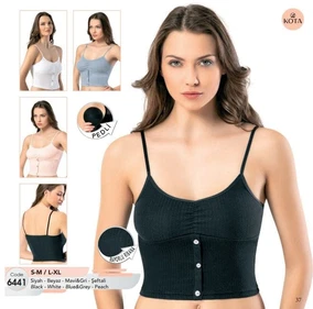 Kota İp Askılı Bayan Pedli Crop Kota 6441 - Alternatif Görünüm