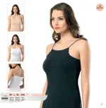 İp Askılı Penye Kadın Atlet Kota 6466 Siyah görsel 4