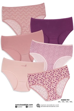 Koza Biat Yüksek Bel Kadın Bato Külot 6Lı Koza Biat 54000-701 - Alternatif Görünüm