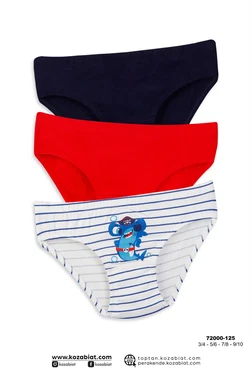 Koza Biat Koza Biat Erkek Çocuk Külot 3'lü KZ72000-125 - Alternatif Görünüm