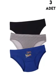 Koza Biat Erkek Çocuk Renkli Külot Slip 3 Adet Koza Biat KZ72000-126