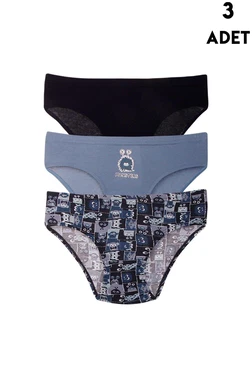 Koza Biat Erkek Çocuk Külot 3'lü Koza Biat KZ72000-141