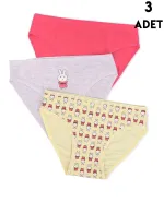3 Adet Çocuk Külot Kız Koza Biat KZ76500-154