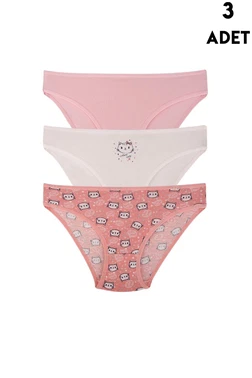 Koza Biat Kız Çocuk Külot 3'lü KZ76500-267