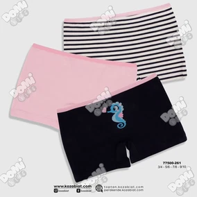 Koza Biat Kız Çocuk Boxer 3 Adet Koza Biat KZ77500-261 - Alternatif Görünüm