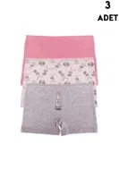 Kız Çocuk Boxer 3'lü Koza Biat KZ77500-280 Karışık Renk