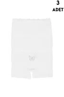 Kelebekli Taşlı Kız Çocuk 3Lü Boxer Koza Biat 77500-283