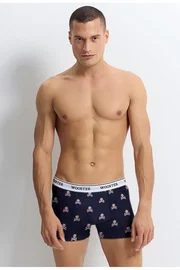 Wooster Kuru Kafa Strech Cotton Pamuklu Erkek Boxer Wooster W-078 - 3 Adet