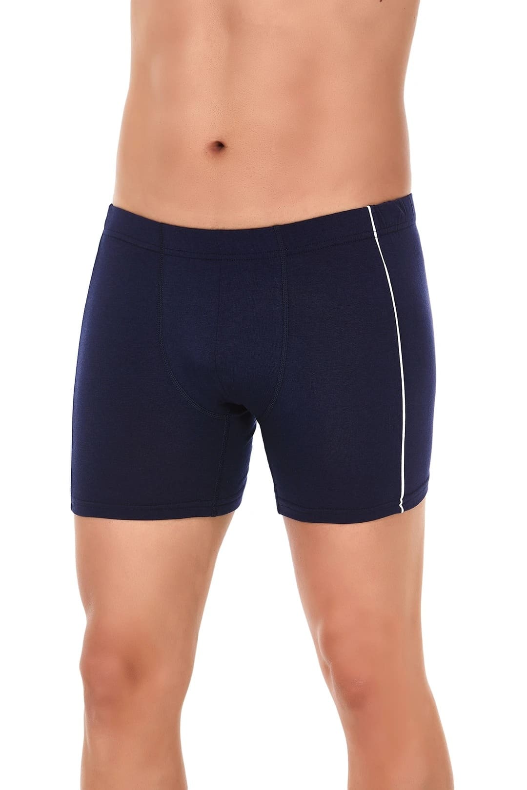 Lacivert 3lü Paket Ara Biyeli Modal Erkek Boxer Yıldız 108