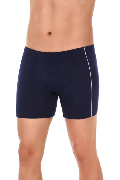 Lacivert 3lü Paket Ara Biyeli Modal Erkek Boxer Yıldız 108