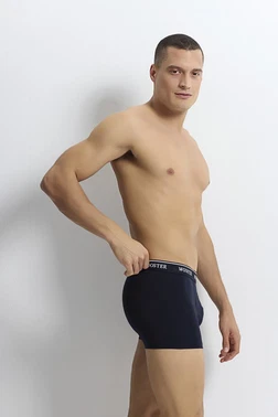 Wooster Lacivert Erkek Boxer Strech Cotton Wooster W-008 - 3 Adet - Alternatif Görünüm