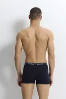 Lacivert Erkek Boxer Strech Cotton Wooster W-008 - 3 Adet Lacivert farklı açı