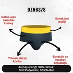 Lastikli Antrasit Erkek Slip  Darkzone DZN6378 farklı açı